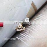 New Fashion 925 Sterling Silver Flower Stud Earrings For Women Jewelry thumbnail-5