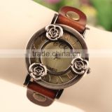 New Arrival Fashion Accessories Style Leather Wrap China Punk Watch
