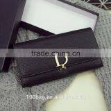 Handbags 2016 New Fashion Trend of the D Word Generous Leather Clutch Wallet Long Section of Zero Miss Qian Bao Wallet thumbnail-1