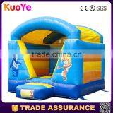 High Quality 0.55mm PVC Tarpaulin Ocean Theme Inflatable Bouncer,inflatable Jumping Trampoline for Sale