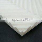 Milk White 5.5mm Thickness Herring Bone PVC Conveyer Belt for FOOD Industrial Transportation