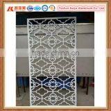 Aluminum fence with hollow flower pattern for house park garden decoration