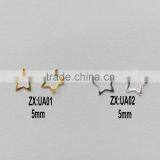 Hot Sell Mini Gold & Silver Nail Studs Arrow/heart/star/rhombus thumbnail-2