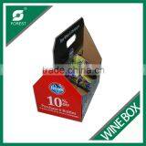 ACCEPT CUSTOM ORDER CORRUGATED WINE CARRIERS 6 PACK BOTTLES BEER CARRIERS thumbnail-3