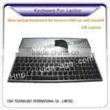 Wholesale New US Laptop Keyboard for Lenovo Z500 With Backlit and Frame thumbnail-1
