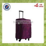 Purple Color Four Wheels Fashion Girls Travel Bag Vintage Trolley Luggage thumbnail-3