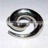 Silver Napkin Ring, Metal Napkin Ring, Brass Napkin Ring thumbnail-1