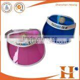 100% Acrylic Sun Visor Caps Rubber Band Adjust Hats thumbnail-3