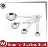 4 Pcs Set Stainless Steel Measuring Spoon(WT-B039)