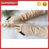 V-380 Wedding Fingerless Mesh Lace Wedding Dressing Bridal Glove Protection Sun Block Daily Gloves thumbnail-6