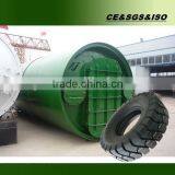 Hydraulic tyre recycling machine with CE, ISO and BV