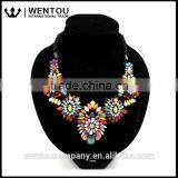 Hot Selling Fashion Style Colorful Mosaic Necklace thumbnail-1