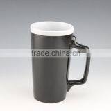 11oz Black Sublimation Stoneware Mug on Wholesale thumbnail-1