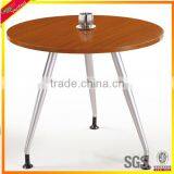 Melamine Office Wooden Furniture and Steel Legs Coffee Table thumbnail-1