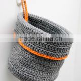Best selling polypropylene Yarn Crochet woven storage basket made in vietnam