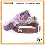 Wholesale Bling Pet Dog Training Collar, PU Leather Training Dog Collar thumbnail-6