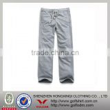 Spring Cotton Stretch Sports Casual Pants For Men Gray Color