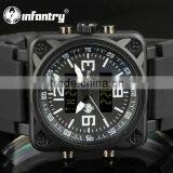 INFANTRY Men's Chronograph Quartz Silicone Wrist Watch thumbnail-6