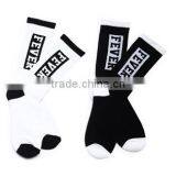 Adult Unisex Words Knitted Casual Crew Spring Socks thumbnail-1
