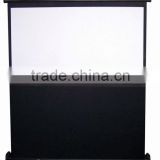 Hot sale pull up floor standing projection screen for business