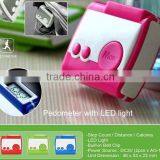 Pedometer With LED Light
