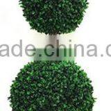 36'' Artificial Single Grass Ball Topiary thumbnail-2