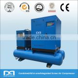 11KW 7-13bar 1.2-1.7m3/min Screw Type Rotary Air Compressor With Air Dryer