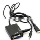 VGA to MINIHDMI 1.3 1080P HD Video Conversion Cable Adapter + Audio for PC
