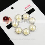 Chic decorative Crystal rhinestones for girls headwear/bride hair clips/garment/pearl hair flower