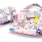 Lovely Cartoon Polyester Foldable Bag