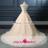 KE181 Real Sample Off- Shoulder Ball Gown Dubai Wedding Dress thumbnail-5