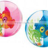 24" 3D Transparent Beach Ball With Animal Inside thumbnail-5