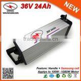 Deep Cycle Green EVS Electric Bike Battery 36V 24Ah With Samsung Cell , 36V 800W Electric Bike Battery thumbnail-3