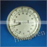 6" High quality industrial back type bimetal thermometer