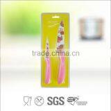2PCS Non-stick Colorful Knife Set With pp Handle