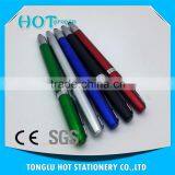 Spray Paint Colored Barrel, Wide Chrome Ring With Hollow Out Clip,twist Touch Pen thumbnail-3