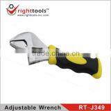 RIGHTTOOLS RT-J349 Professional Quality CR-V Adjustable SPANNER Wrench