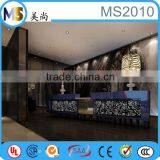 Purple Beauty Salon Reception Desks With Customized