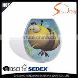 Wholesale Color Printing Flat Toilet Seat thumbnail-1
