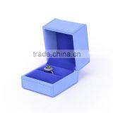 High End Leather Velvet Jewelry Box Wholesale Custom Logo Made thumbnail-3