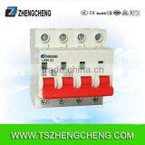 4P 20A B curve electrical Miniature circuit breaker C45 MCB