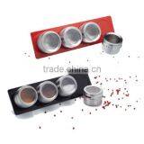 Magnetic Stainless Steel Spice Can Set, Spice Jar, Seasoning Can, Seasoning Jar Set, Cruet Can