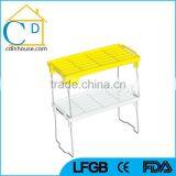 Laminated Stackable Folding Fold Flat Shelf Rack Kitchen Storage thumbnail-1