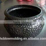 Custom Plastic Flower Pot Various Size Flowerpot Garden Pots Plante HDPE,Artificial Metal thumbnail-1
