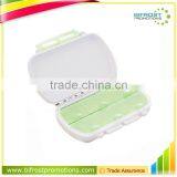 Travel 6 Compartments Waterproof Pill Box With Lock thumbnail-1