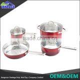 Interior in Mirror Polished With Lid Stainless Steel Handle Cooking Pot Sauce Pot Cookware Sets thumbnail-3