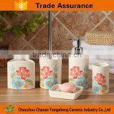 Fantastic Made Elegant Flower Ceramic Bath Accessory