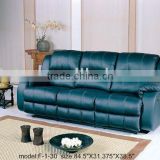 Genuine leather sofa set. small table. two seat sofa. three seat sofa. leather chesrerfield sofa B48196