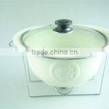 Cheap Ceramic Tureen With Iron Stand With Good Quality and Color Box thumbnail-2