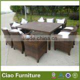 Kitchen Table Sets/hot Sell Rattan Living Dining Table and Chair Sets thumbnail-4